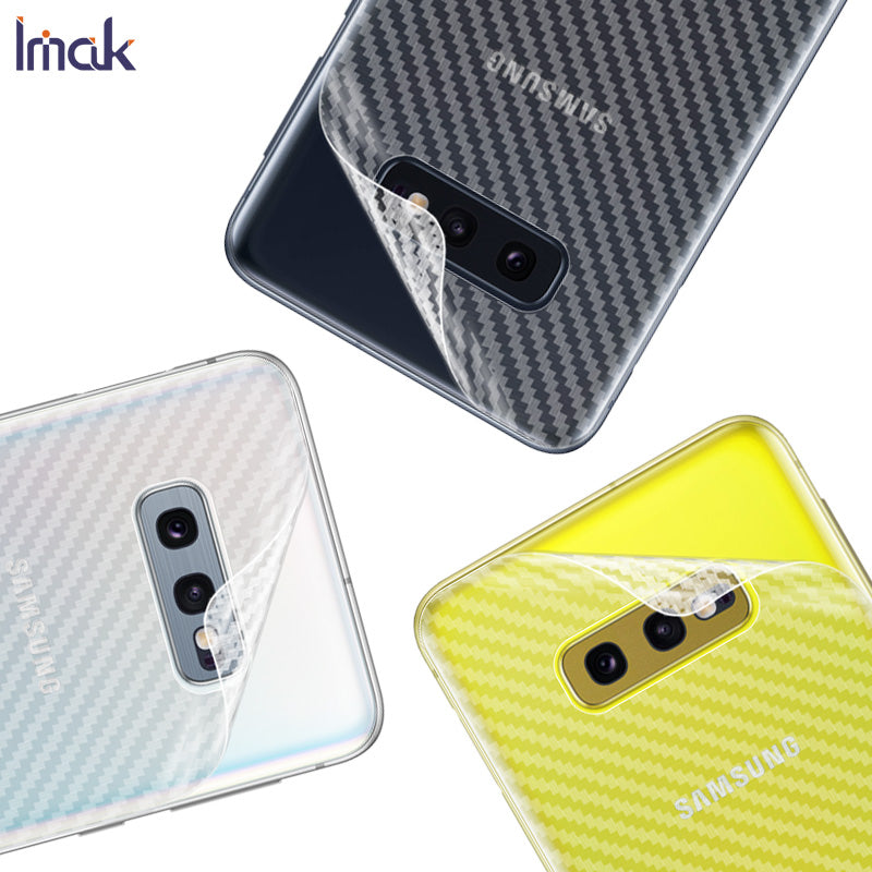 IMAK pro Samsung Galaxy S10e s uhlíkovým vzorem na zadní kryt telefonu proti poškrábání IMAK pro Samsung Galaxy S10e s uhlíkovým vzorem na zadní kryt telefonu proti poškrábání